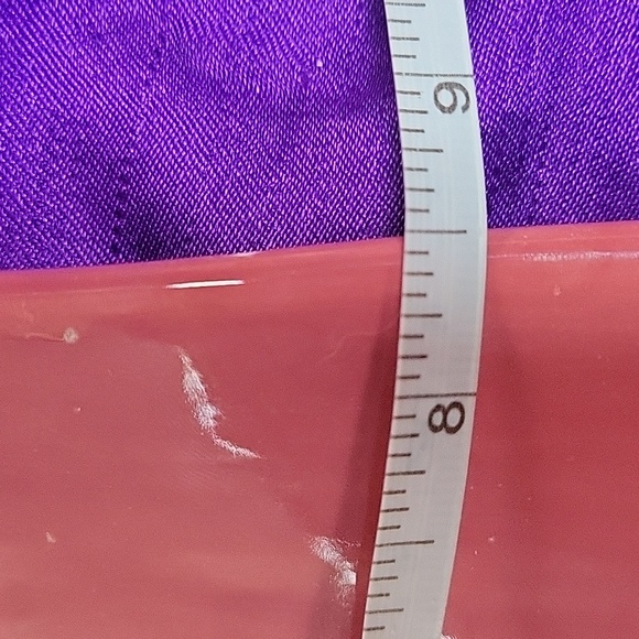 Chinese blessing square wavey edge plate - Picture 7 of 8